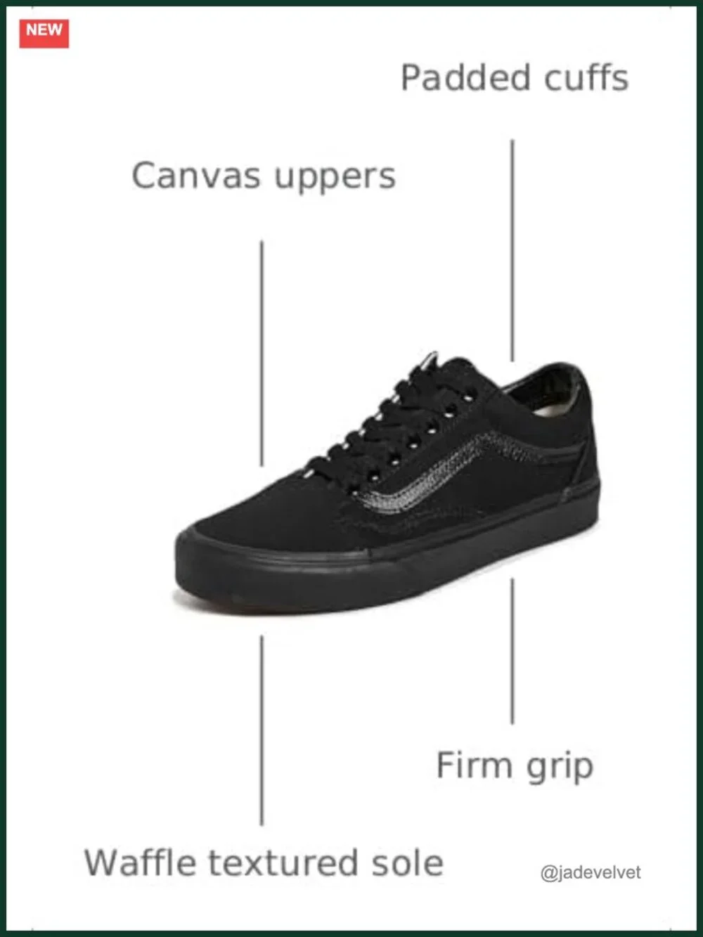 Canvas Fashion Sneakers with Padded Cuffs and Waffle Sole